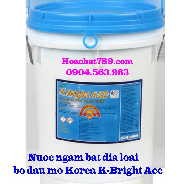 Nước ngâm bát đĩa loại bỏ dầu mỡ Korea K Bright Ace